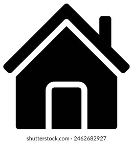 icono de inicio, diseño de Vector simple