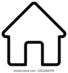 home icon, simple vector design