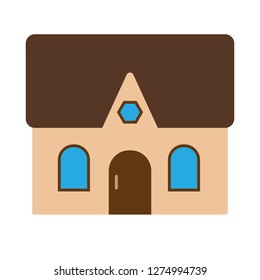 Home icon. Simple vector element illustration. Home concept symbol design.