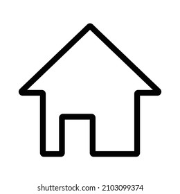 Icono de inicio. Ilustración vectorial simple.