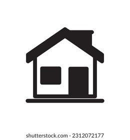 Home icon simple. home vector illustration.