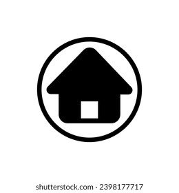 home icon. Simple vector sign