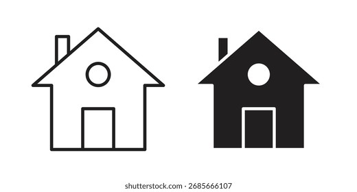 Startseite Symbol einfaches Vektorsymbol