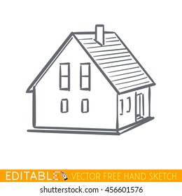 Simple House Drawing Images Stock Photos Vectors Shutterstock