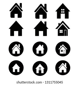 Home icon stock vector