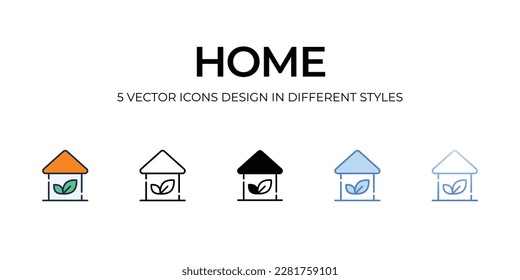 Home icon. Suitable for Web Page, Mobile App, UI, UX and GUI design.