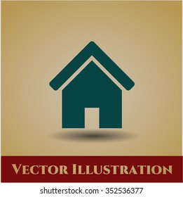 Icono o símbolo del hogar