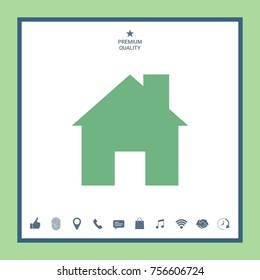 Home icon symbol