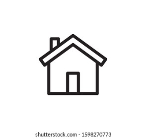 Home icon symbol. House icon vector illustration