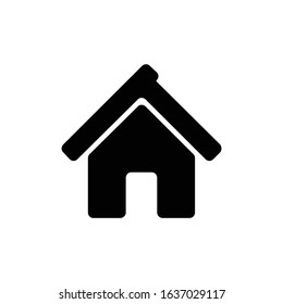 Home icon symbol. House icon vector isolated