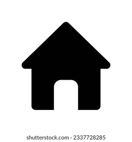 Home Icon Symbol. House vector illustration symbol.