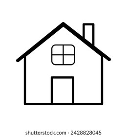 Icono de la casa icono de la casa ilustración vectorial. Archivo EPS 466.