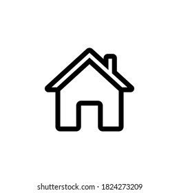 Home icon symbol vector on white background