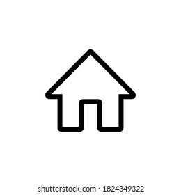 Home icon symbol vector on white background