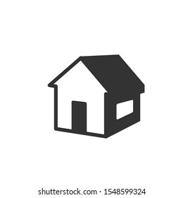 Home icon template color editable. Home symbol vector sign isolated on white background.
