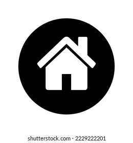 HOME ICON TEMPLATE DESIGN. ILLUSTRATIONS ARE EDITABLE. A SIMPLE FLAT DESIGN