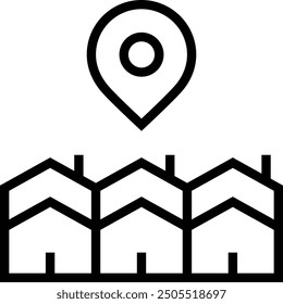 Icono de inicio. Diseño de estilo lineal delgado aislado sobre fondo blanco