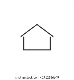 home icon in trendy flat style isolated on background. home icon page symbol for your web site design home icon logo.