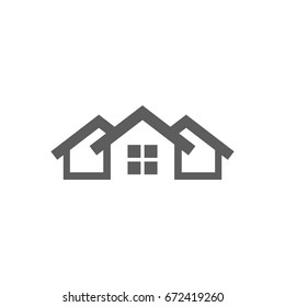 Home icon in trendy flat style isolated on white background. Symbol for your web site design, logo, app, UI. Vector illustration, EPS