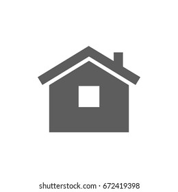 Home icon in trendy flat style isolated on white background. Symbol for your web site design, logo, app, UI. Vector illustration, EPS