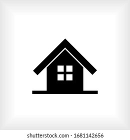 Home Icon. Universal Interface Element, Sign and Symbol - Vector.