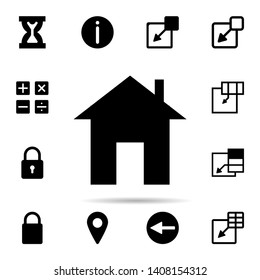 home icon. Universal set of web for website design and development, app development