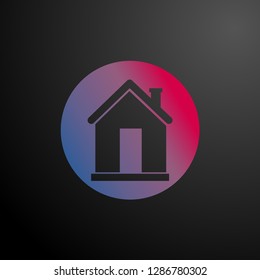 home, icon for user interface, vector