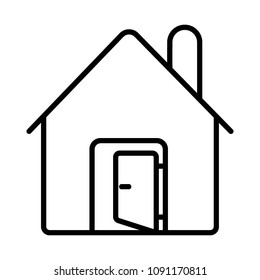 Home icon vector