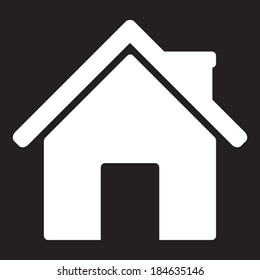 Home icon - vector