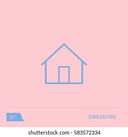 Home icon vector