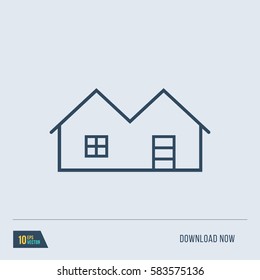 Home icon vector