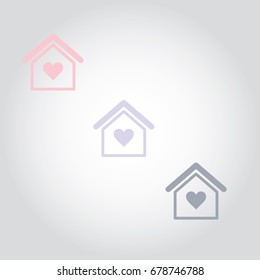 home icon. vector