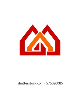 home icon vector. aaa letter vector
