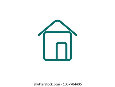 home icon vector abstract