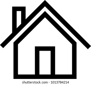 Home Icon, Home Vector Art Illustration