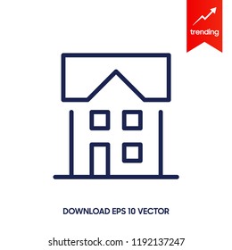 Home icon, vector best flat icon on white background , EPS 10