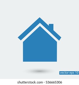 home icon, vector best flat icon, EPS