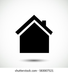 home icon, vector best flat icon, EPS