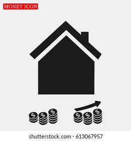 home icon, vector best flat icon, EPS
