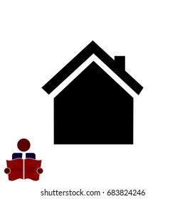 home icon, vector best flat icon, EPS