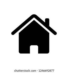 home icon vector black