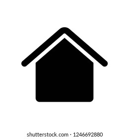home icon vector black