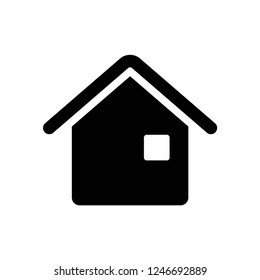 home icon vector black