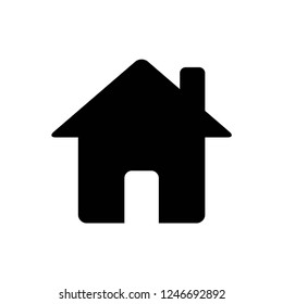 home icon vector black