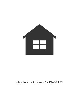 vectorial de icono del hogar. serie en blanco y negro