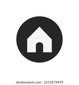 ícone inicial modelo de design de construção de vetor