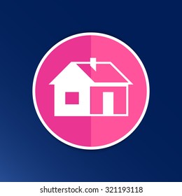 home icon vector button logo symbol concept.