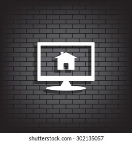 Home. icon. vector design