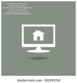 Home. icon. vector design