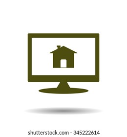Home. icon. vector design